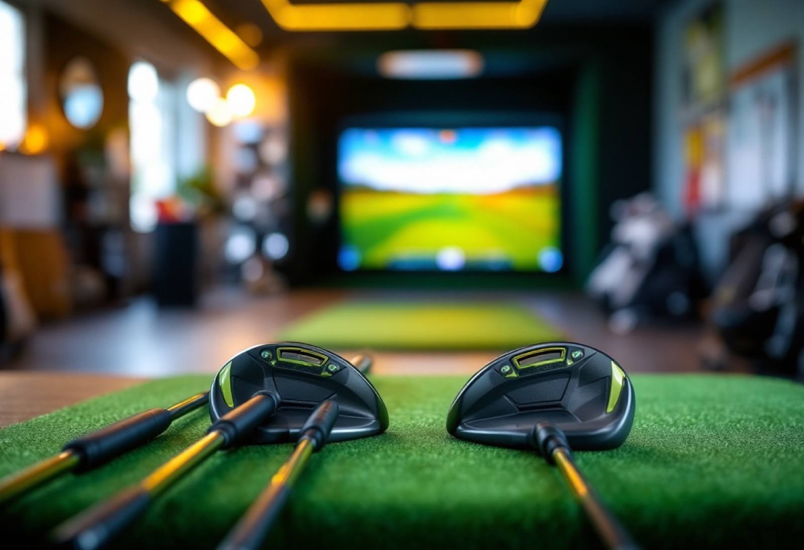Illustrative image: an indoor golf detail, not this venue